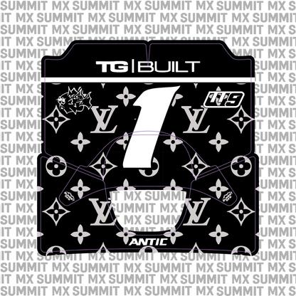 LV Decal for Antic Number Plate