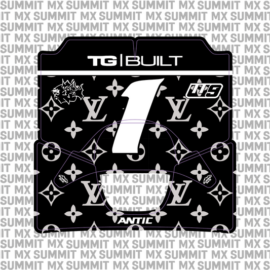 LV Decal for Antic Number Plate
