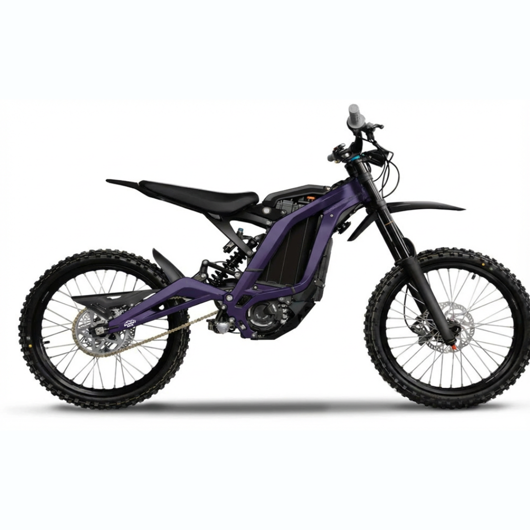 Surron LBX solid color frame wrap purple