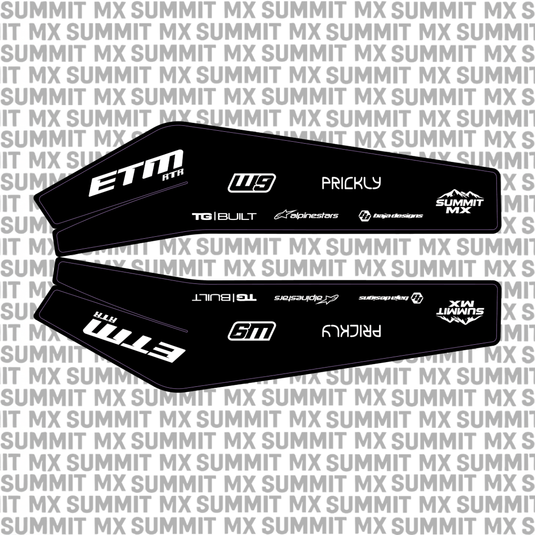 RTR swing arm decal standard design — Summit MX