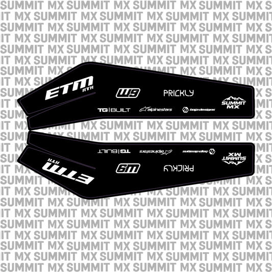 RTR swing arm decal standard design — Summit MX