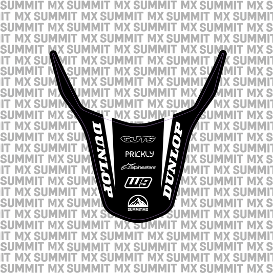 Surron LBX rear fender decal outline design — Summit MX