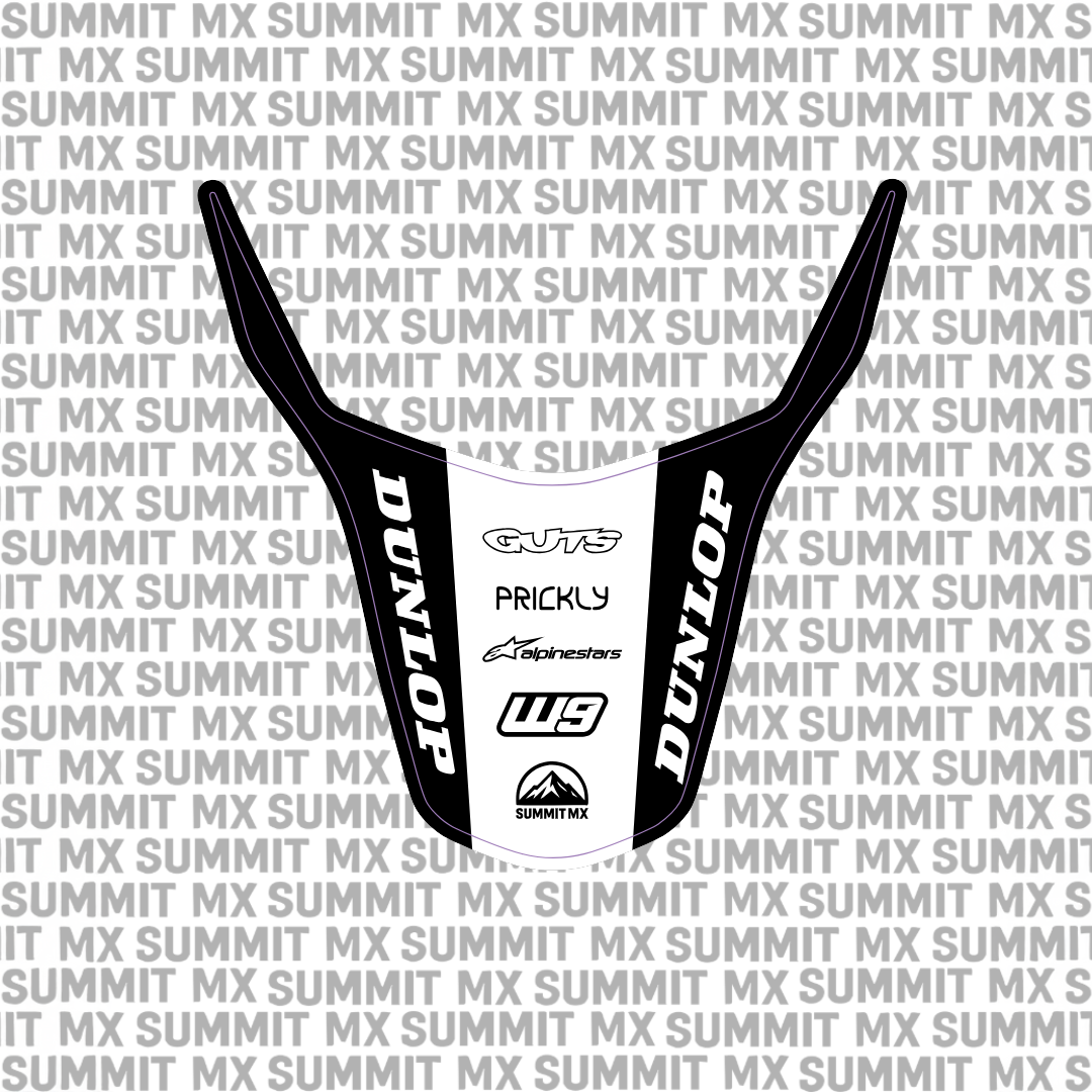 Surron LBX rear fender decal stripe design — Summit MX