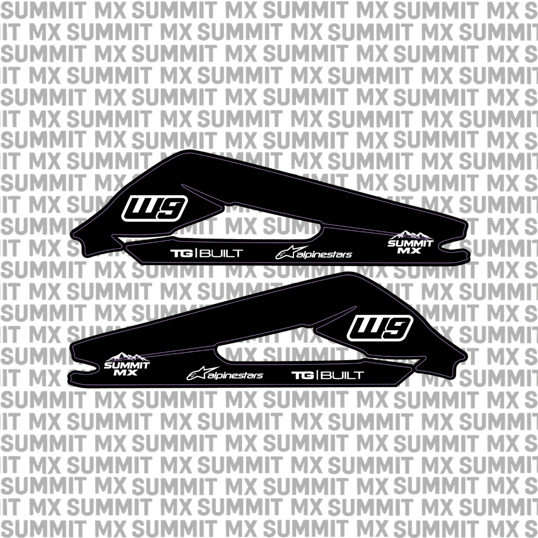 Surron LBX swing arm decal design — Summit MX