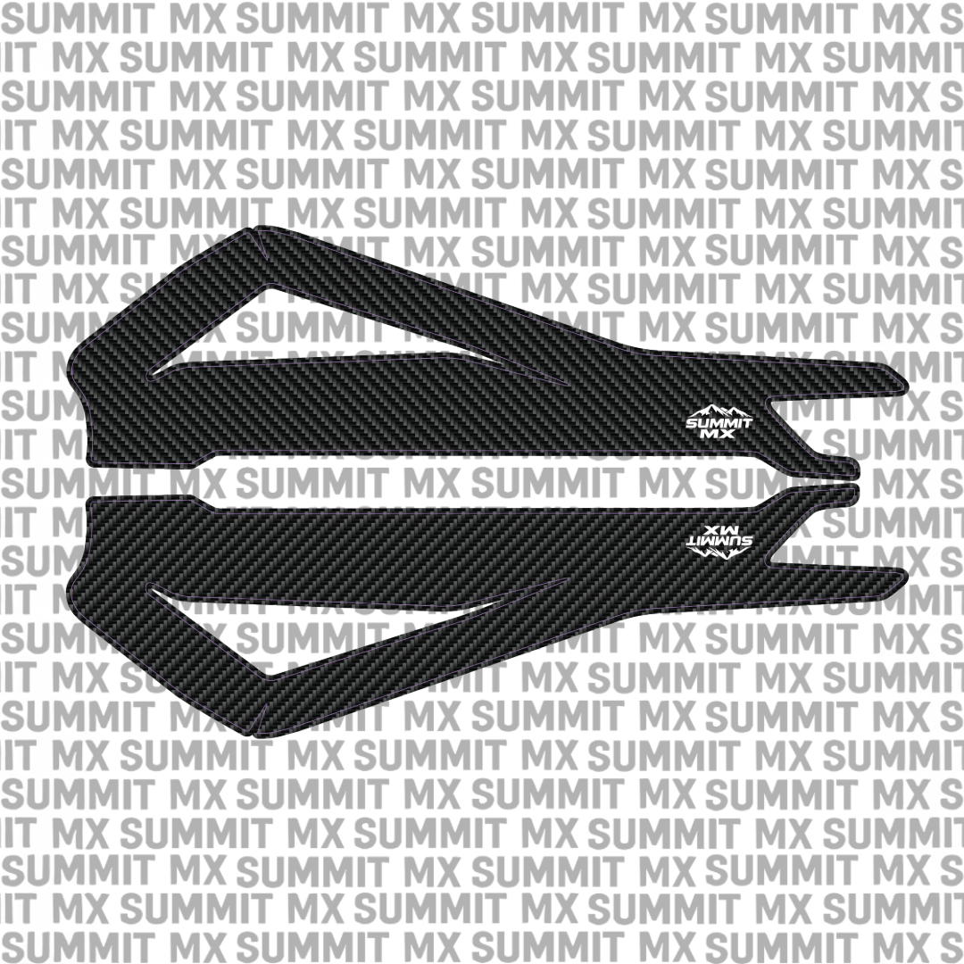 Talaria Sting swing arm decal carbon fiber design — Summit MX