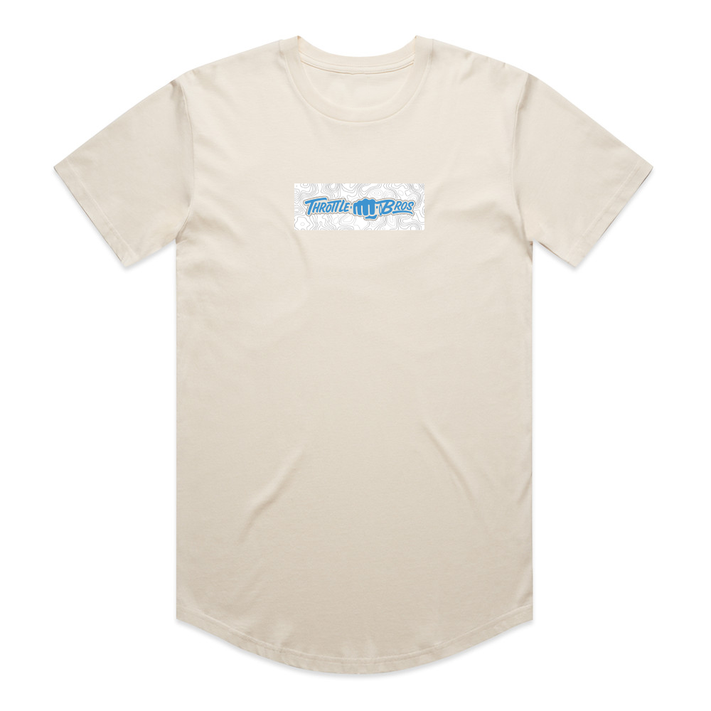 Throttle Bros Blue Logo Topo Tee