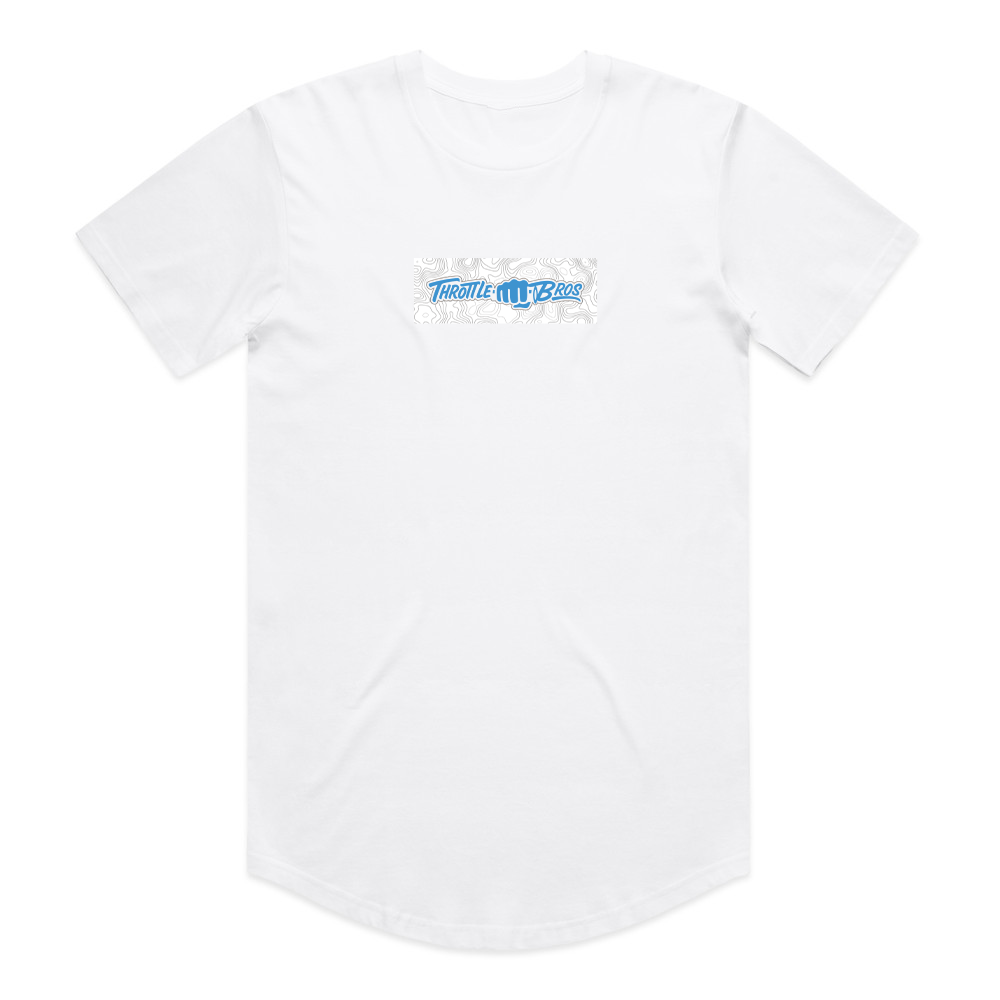Throttle Bros Blue Logo Topo Tee