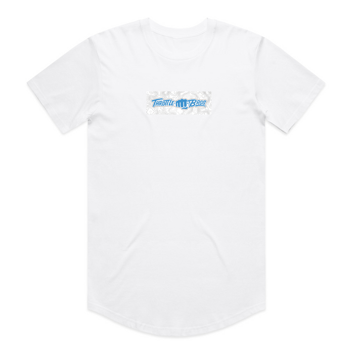 Throttle Bros Blue Logo Topo Tee