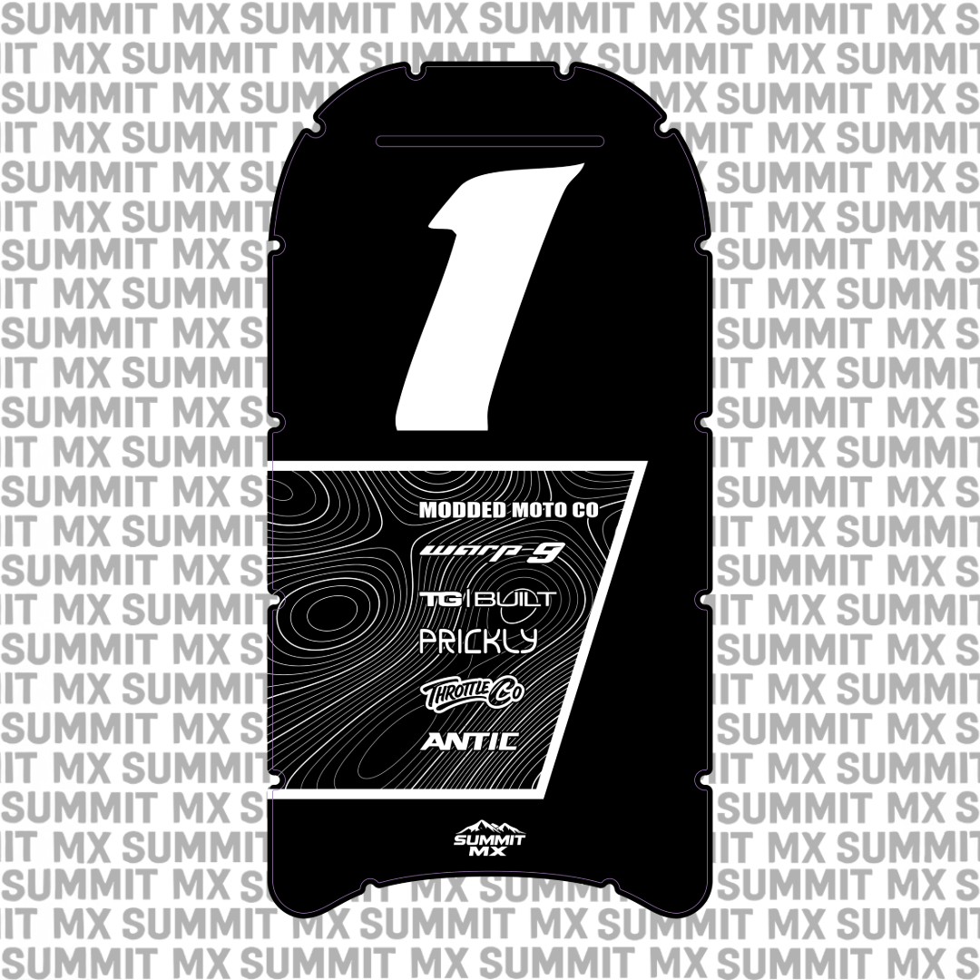 Topographical Antic Battery Decal