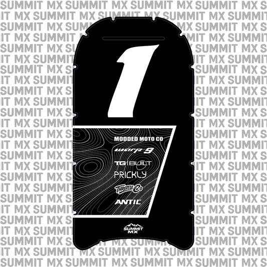 Topographical Antic Battery Decal