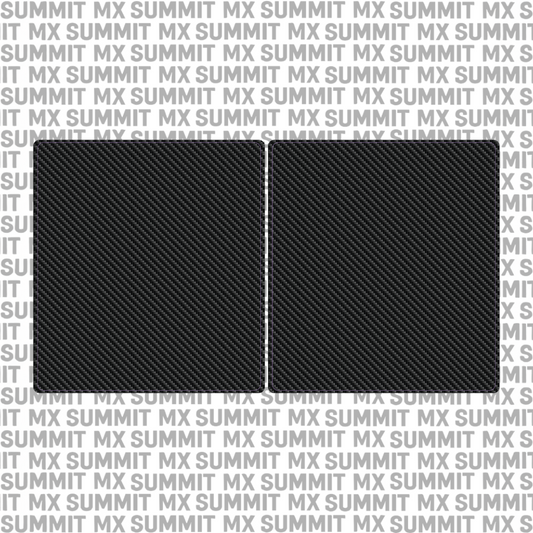 Surron Ultra Bee battery decal in carbon fiber colorway — Summit MX