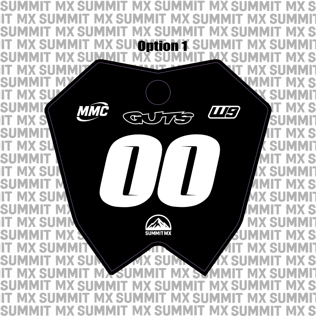 Pre-Designed RTR Number Plate Decal