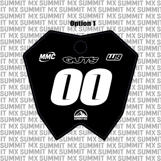 Pre-Designed RTR Number Plate Decal