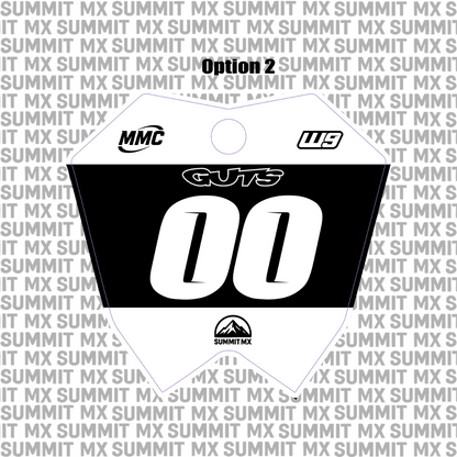 Pre-Designed RTR Number Plate Decal