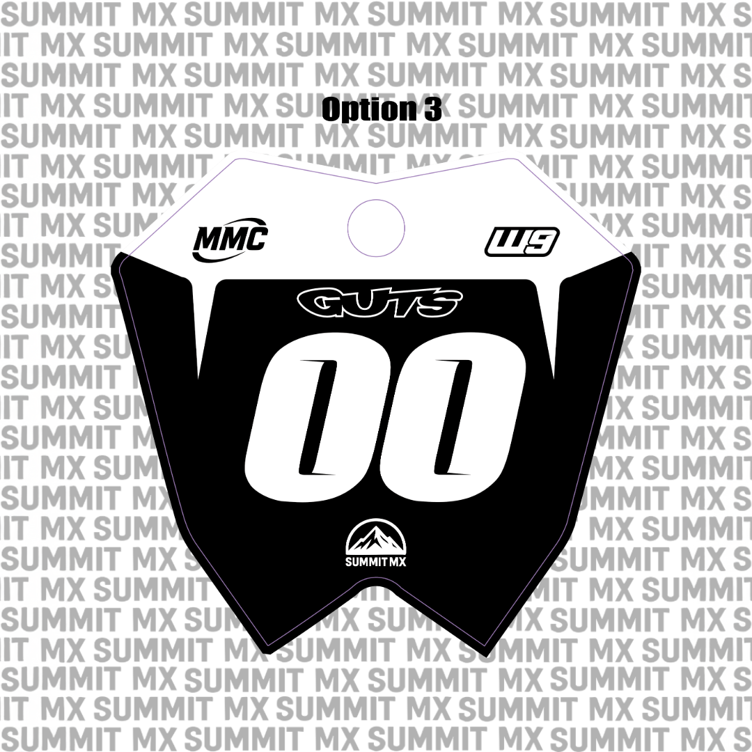 Pre-Designed RTR Number Plate Decal