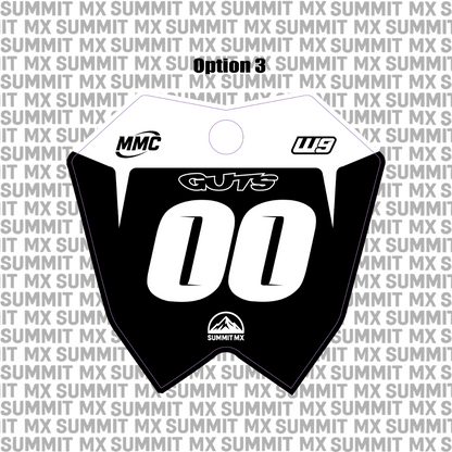 Pre-Designed RTR Number Plate Decal