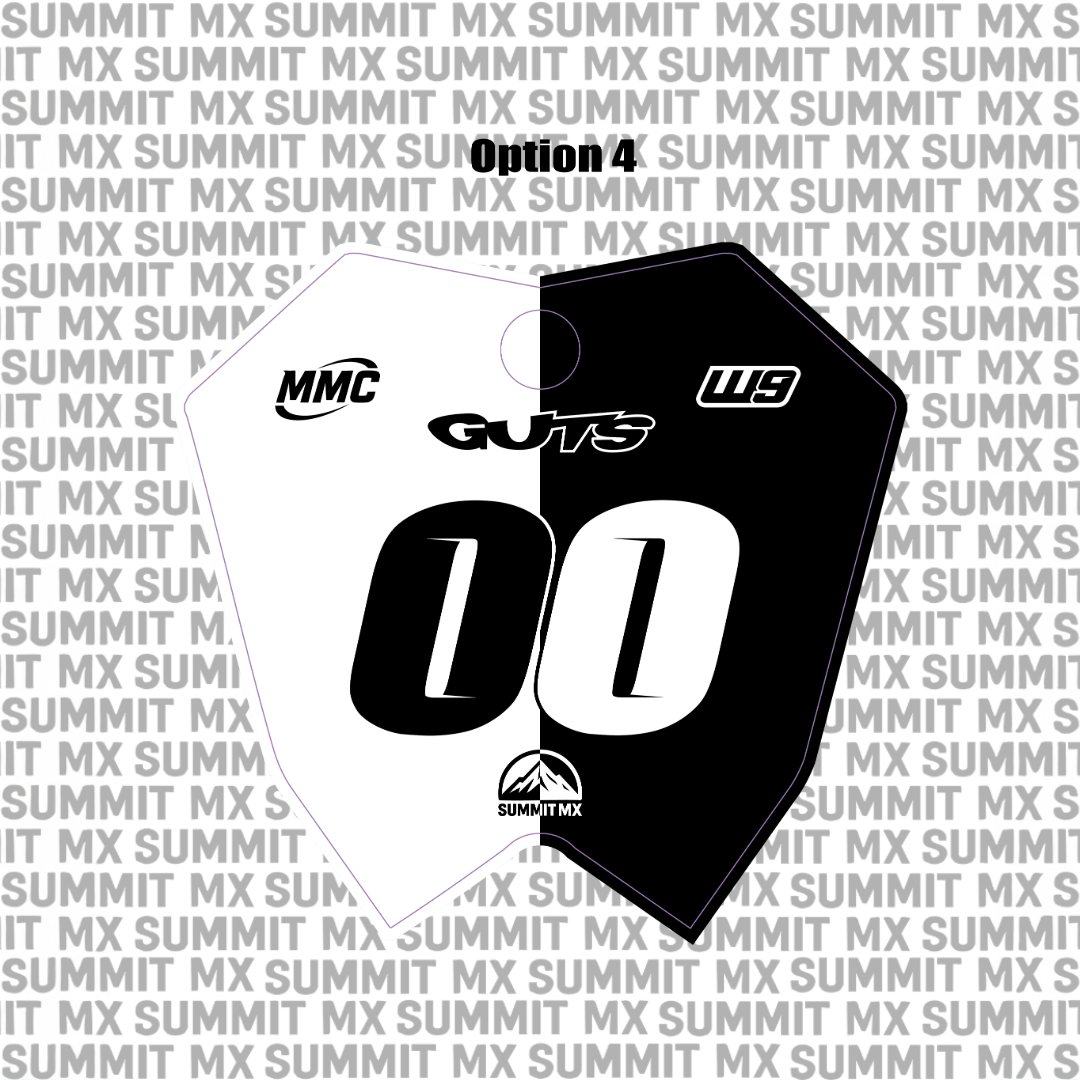 Pre-Designed RTR Number Plate Decal