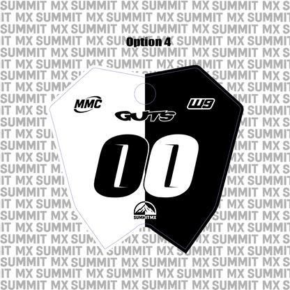 Pre-Designed RTR Number Plate Decal