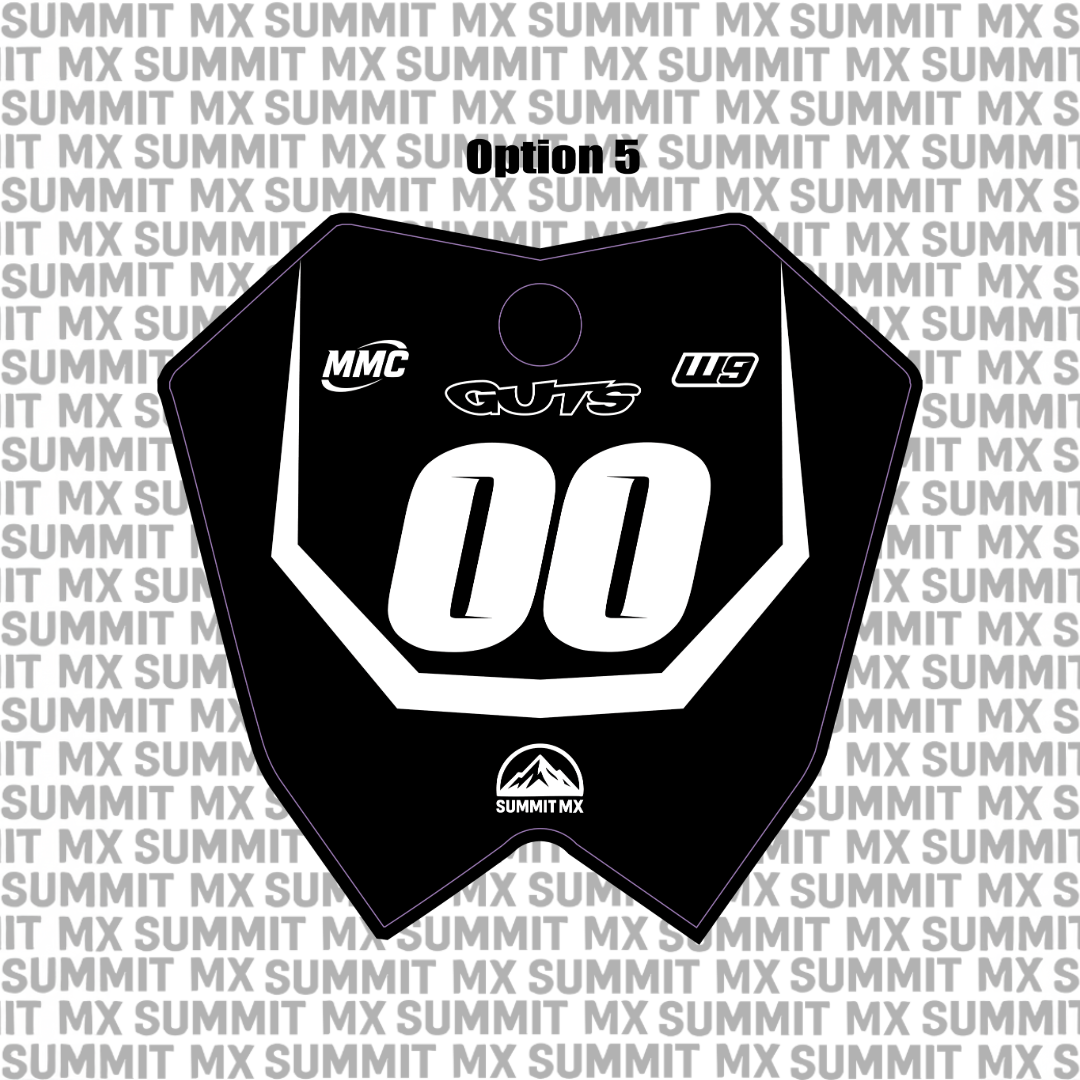 Pre-Designed RTR Number Plate Decal