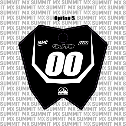 Pre-Designed RTR Number Plate Decal