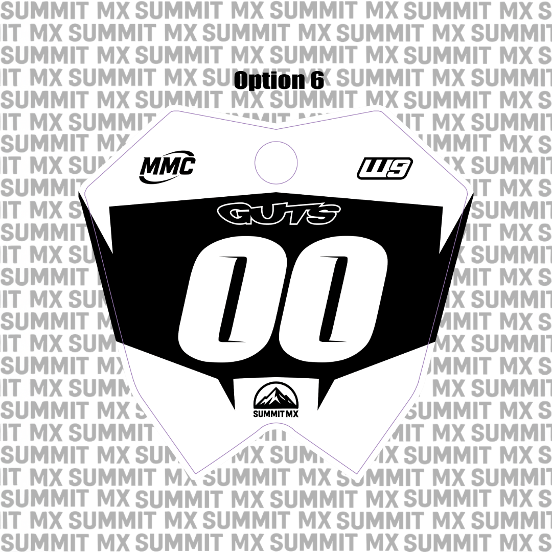 Pre-Designed RTR Number Plate Decal