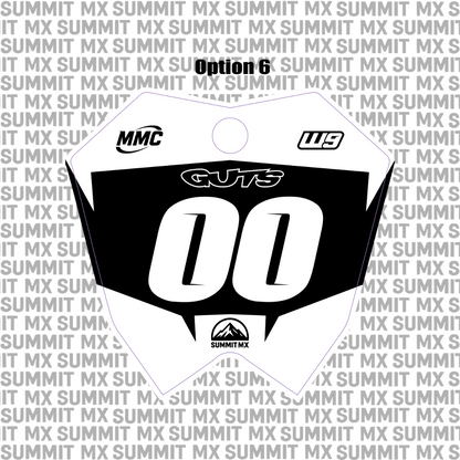 Pre-Designed RTR Number Plate Decal