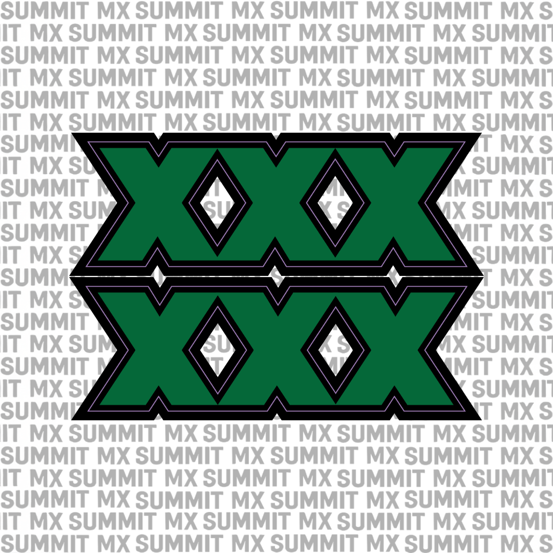 Talaria x3 XXX fork tube decal green
