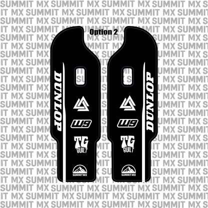 DNM fork guard Option 2 black design — Summit MX
