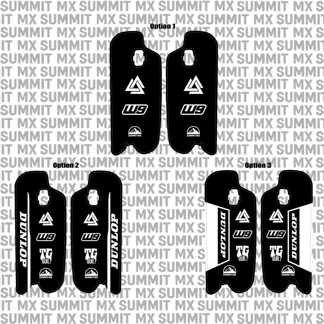 Fastace ALX13RC fork guard decal design option 1 — Summit MX