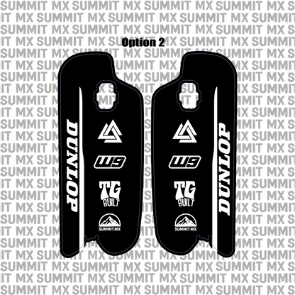 Fastace ALX13RC fork guard decal design option 3 — Summit MX
