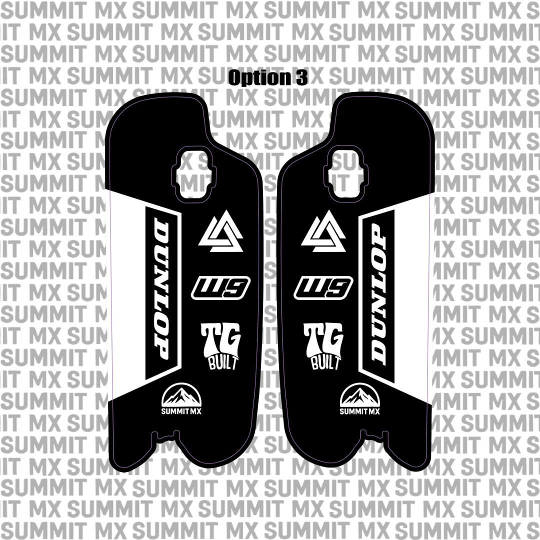 Fastace ALX13RC fork guard decal design option 4 — Summit MX