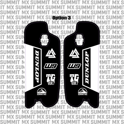 Fastace ALX13RC fork guard decal design option 4 — Summit MX