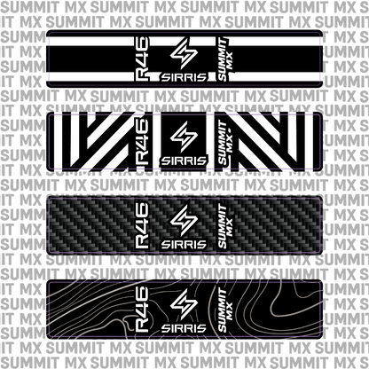Sirris R46 shock decal design patterns collection — Summit MX