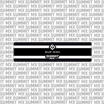 Surron Ultra Bee stock shock decal design simple white band colorway — Summit MX