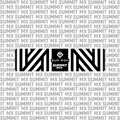 Surron Ultra Bee stock shock decal diagonal zigzag colorway — Summit MX