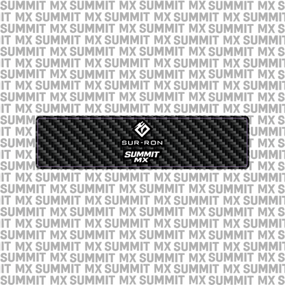 Surron Ultra Bee stock shock decal carbon fiber colorway — Summit MX