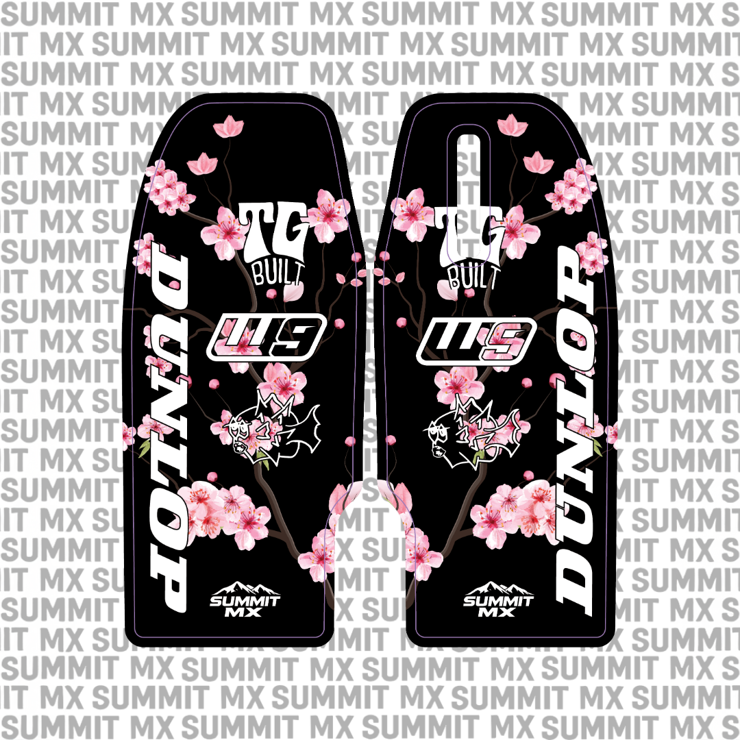 Cherry Blossom Decal for Yozma IN10 Fork Guards