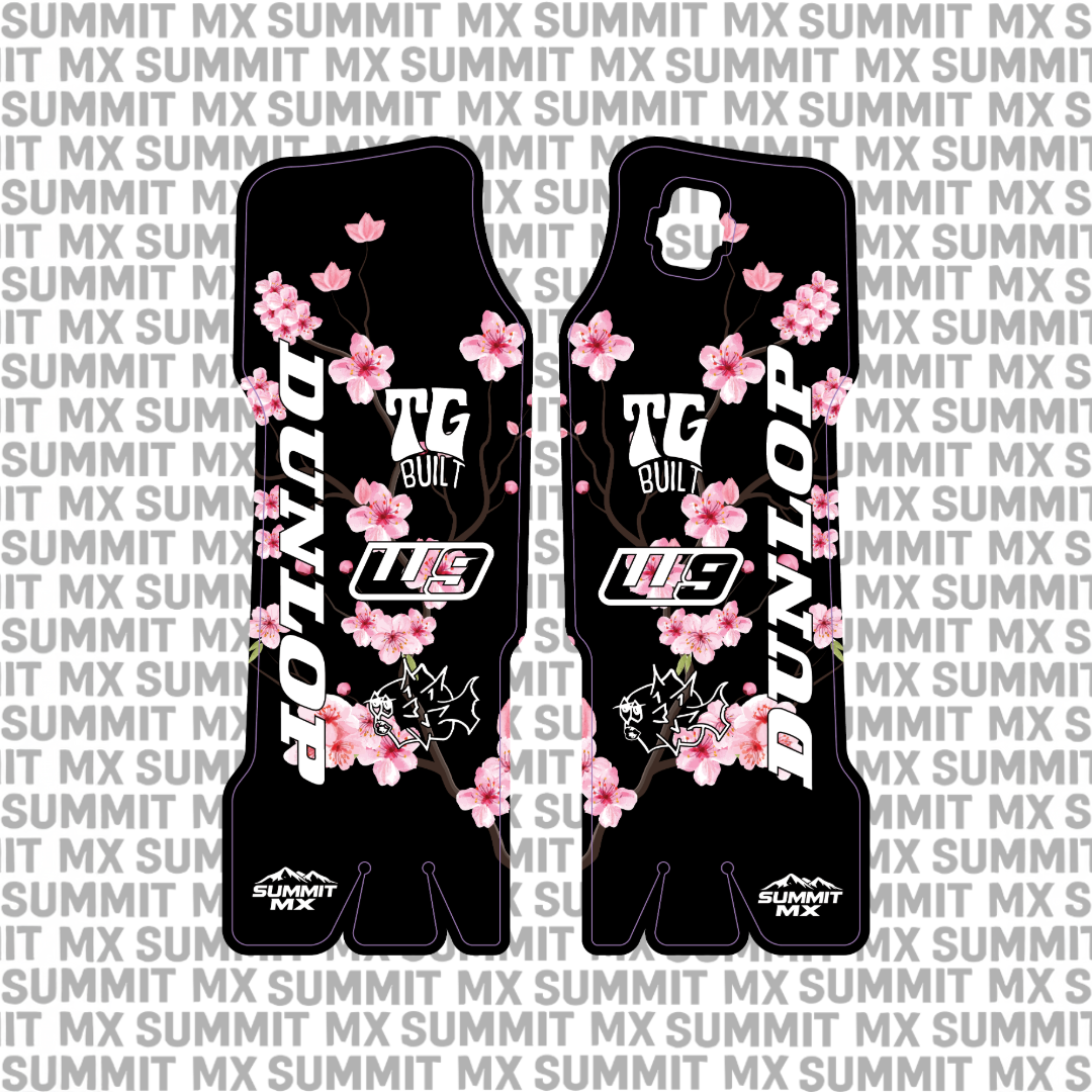 Cherry Blossom Decal for Surron LBX/KKE (2024 and older) Fork Guards