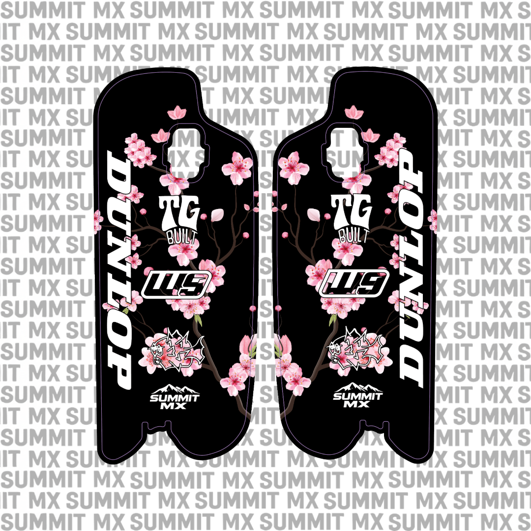 Cherry Blossom Decal for Fastace ALX13RC Fork Guards
