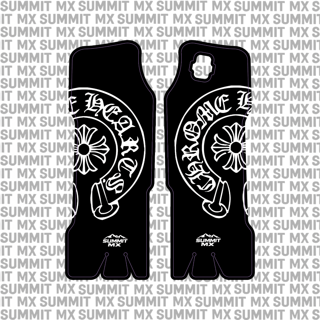 Chrome Hearts Decal for Surron LBX/KKE (2024 and older) Fork Guards