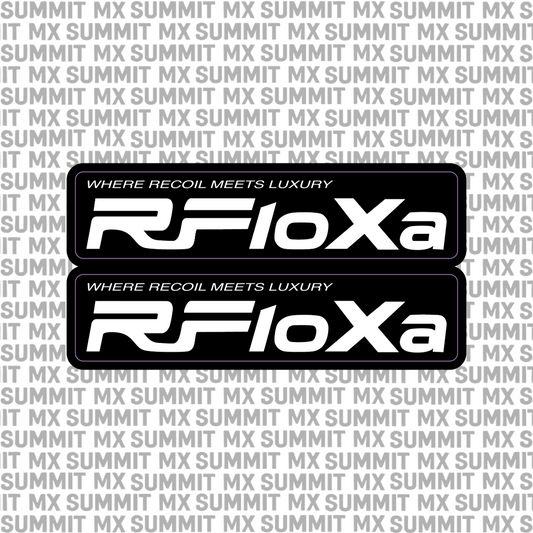 RFloXa "Where Recoil Meets Luxury" Fork Tube Decal