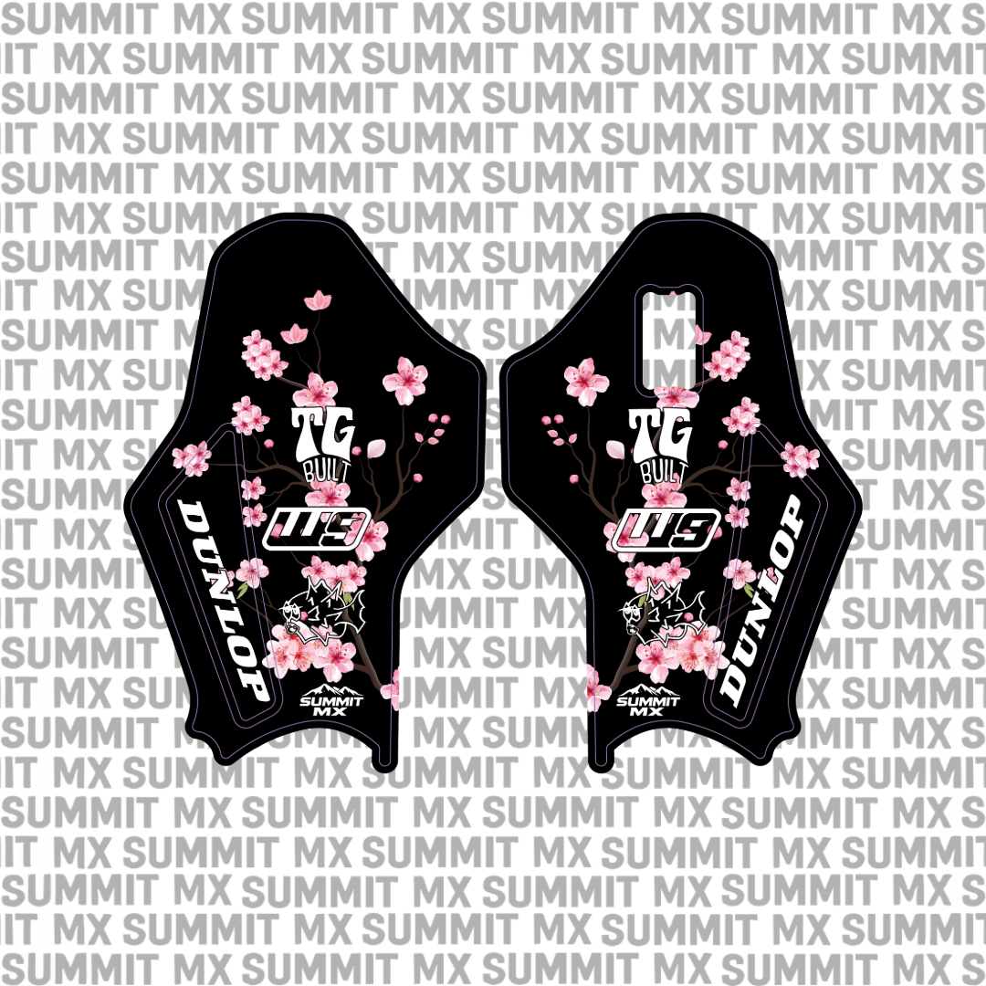 Cherry Blossom Decal for Hyper Bee Fork Guards