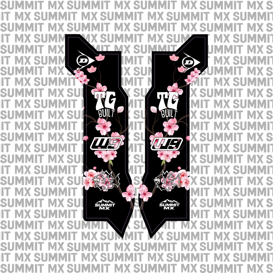 Cherry Blossom Decal for Eride Pro 1.0/2.0 Fork Guards