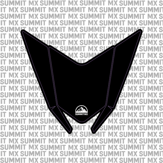 Talaria Sting short rear fender black design — Summit MX