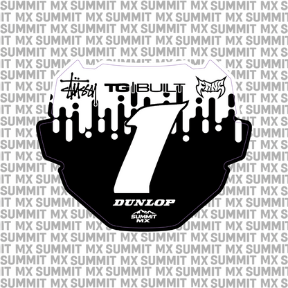 Drip Decal for ODI Number Plate
