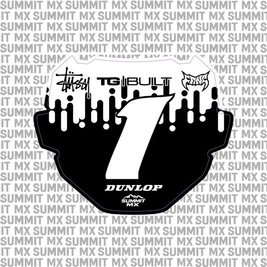 Drip Decal for ODI Number Plate