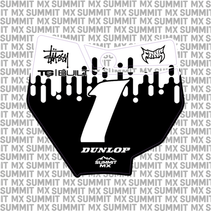 Drip Decal for KTM 85 Number Plate