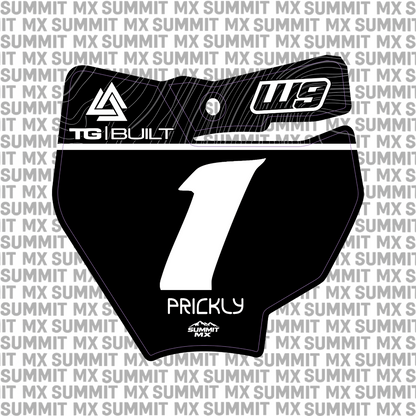 Ridgeline Decal for KTM 65 Number Plate