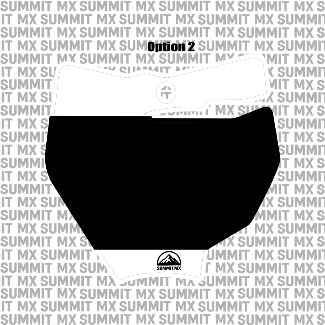 Customizable KTM 65 Number Plate Decal