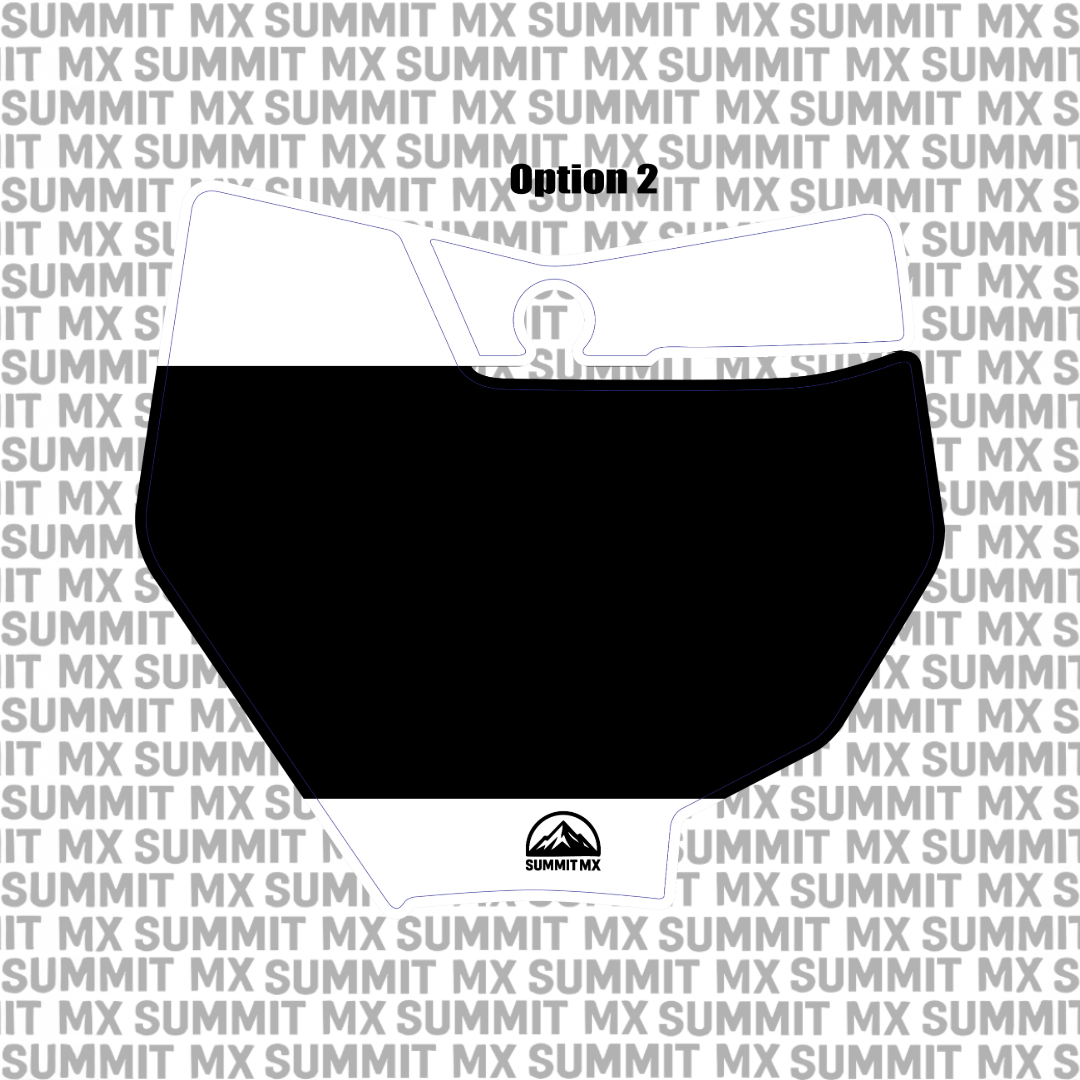 Customizable KTM 85 Number Plate Decal